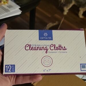 Optix 55 Microfiber Cleaning 6x7" Cloths 12ct Box